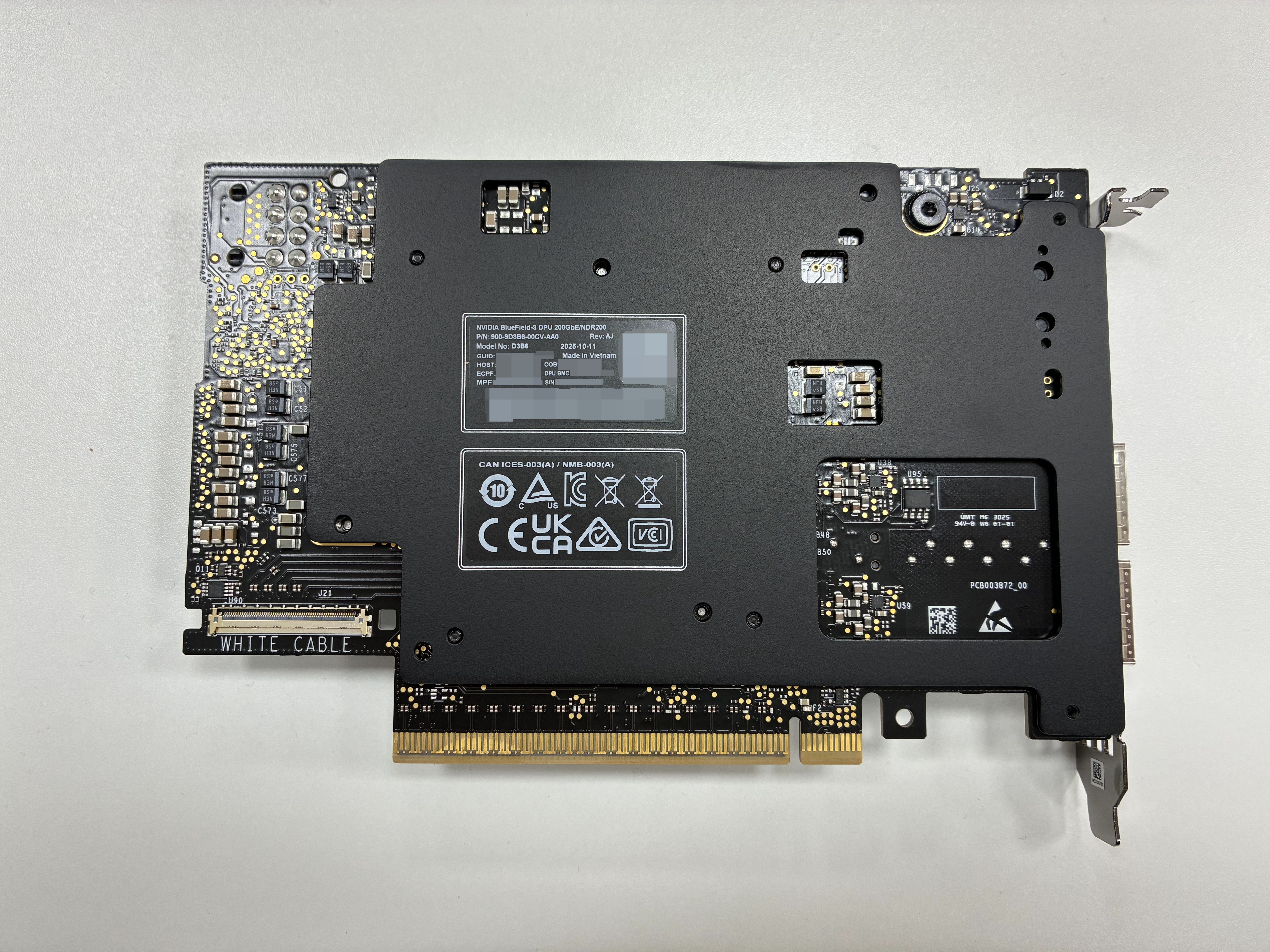 NVIDIA BlueField-3 DPU 200GbE/NDR200